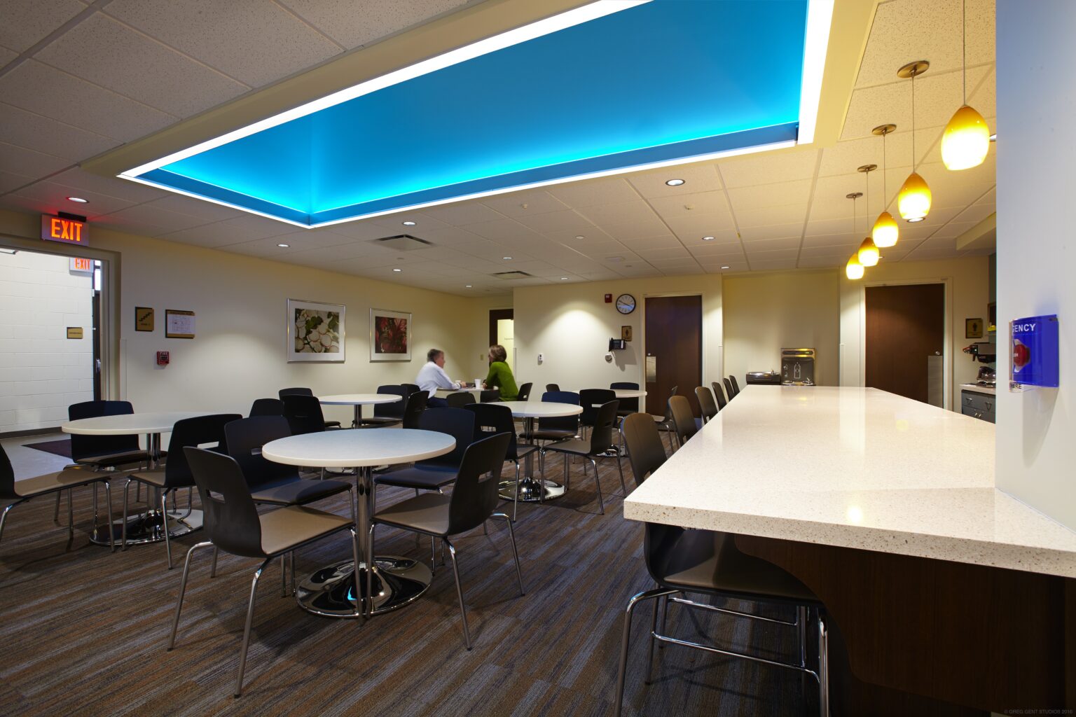 Sojourner's cafe area.